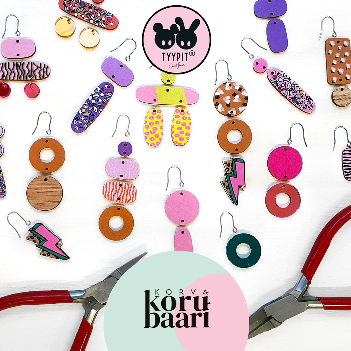 Tyypit Korvakorubaari © cs design