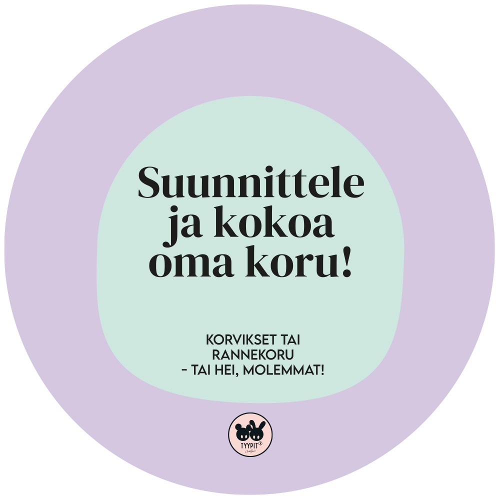 Tyypit Korvakorubaari © cs design